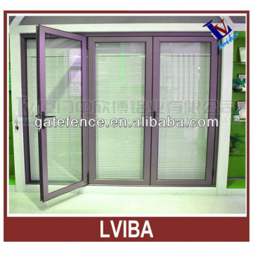No rust aluminium glass door