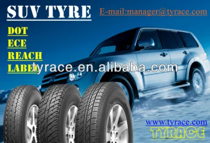 SUV tires and LTR tires with DOT,ECE, reach,labeling approved