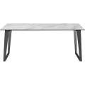 Restaurant Kitchen Dining Room Table Rectangle Marble Table