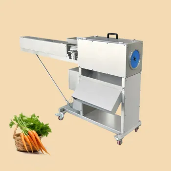 High Speed Automatic Fresh White Radish and Carrot Peeler Machine
