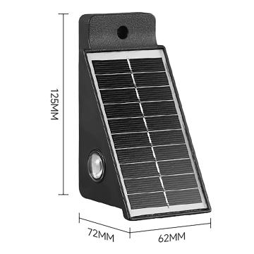 Luminaria Exterior Triangular de 3 Caras