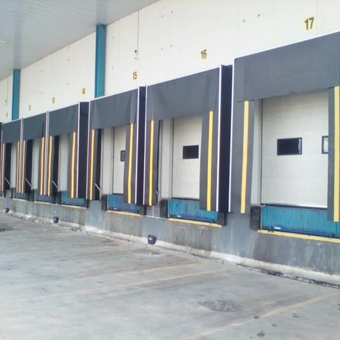 Warehouse PVC Curtain Dock Shelter