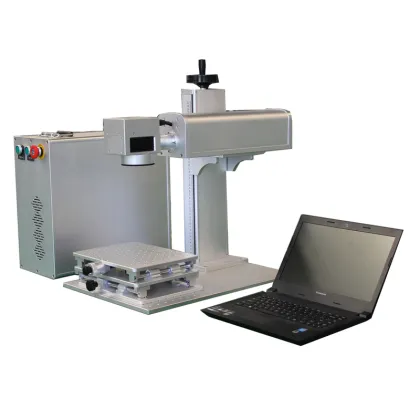 Jinan Portable Fiber Optic TECH Laser Gold 50W Laser Marking Machine