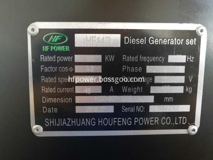 generator set power