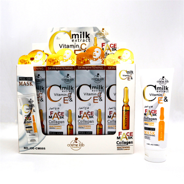 Tailaimei Natural Organic Milk Vitamin C Extract Facial Mask for Hydrating and Whitening