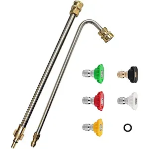 Pressure Washer Wand Extension with Jet Wash Gun Adapter