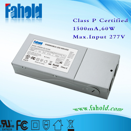 사무실 조명 60W 주도 Troffer UL 드라이버