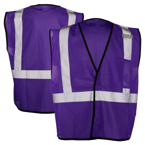 Customized High Visibility Safety Vest With Pockets