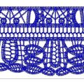 Dark Blue fashion lace for dress