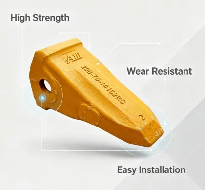 Komatsu excavator bucket teeth