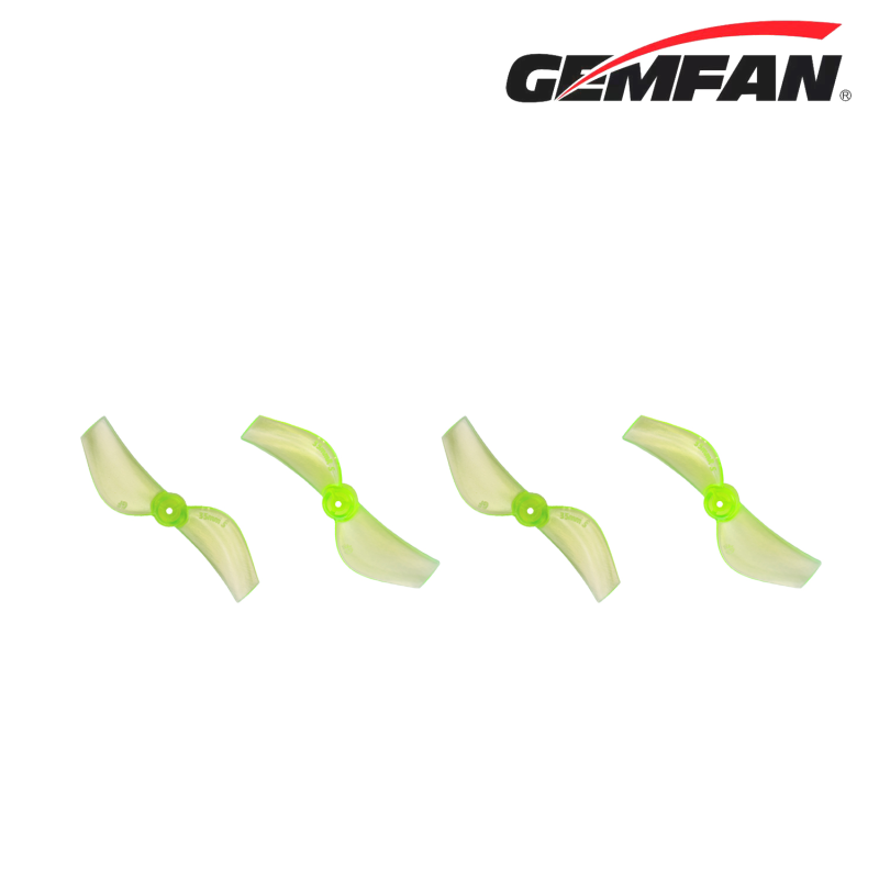 GEMFAN New Product 35mmS 2-Blade PC Propeller for FPV Freestyle Micro Indoor Drone