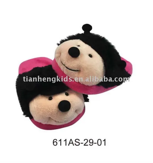 Plush animal Ladybug indoor slipper