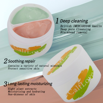 OEM/ODM Wholesale Natural Organic Mud Facial Pink Clay Mask
