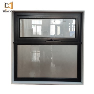 High-Quality Tegood CE Certified Double Glazed Aluminum Awning Casement Windows for Residential Use