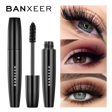 BANXEER Volume Mascara Waterproof Makeup Mascara 4D Silk Fiber Lash Mascara Rimel Mascara Extension Curl Eyelash Tool