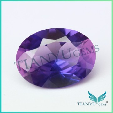 119#2 oval nano spinel chrysocolla chalcedony blue synthetic spinel gemstone for clothes