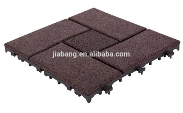 Foshan supplier new material DIY Outdoor interlocking flooring rubber decking tile