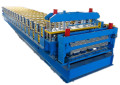 Lembaran Logam Double Layer Roll Forming Machine