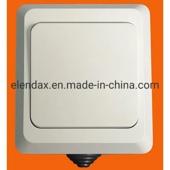 Sakelar Tombol Dinding Pemasangan Permukaan Gaya Eropa IP44