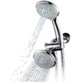 Chuveiro redondo de mão para lavagem de chuveiro, banheira de latão