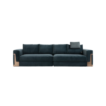 Modern Luxury Leather Sectional Sofa Set - Italian Design
