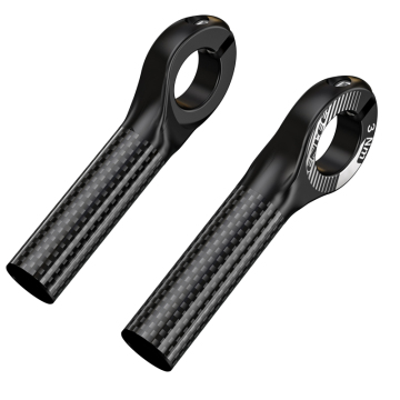 Enlee Carbon Fiber Bicycle Deputy Handle Anti-Slip Vice Grip for Mountain Bikes