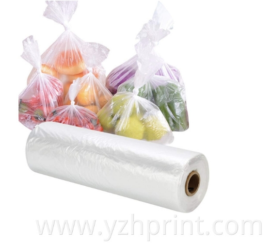 custom polythene bag for food packaging