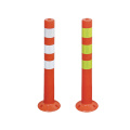 750mm PE flexible plastic road traffic warning bollard