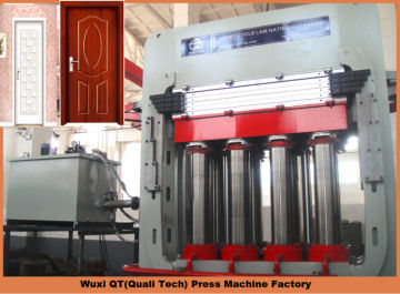 multilayer press for hdf moulded door skin