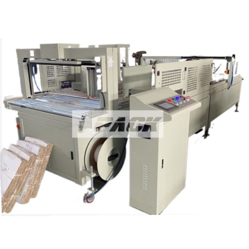 China IPACK Corrugated Carton Bundling Machine with PP Belt Manufacturing Machinery