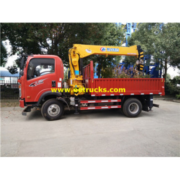 SINOTRUK Straight-arm 6ton Truck Cranes