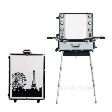 Aluminum makeup Station with Lights Mirror