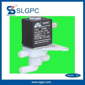 Produced in ningbo 2 way type hot selling in USA low price type SLGPC-P06 pp water 12v plastic solenoid valve