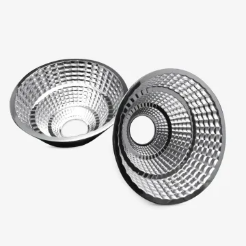 Custom Cob Reflector for Spotlight with Anti-Dazzle Cover - New Design Vacuum Metalizing