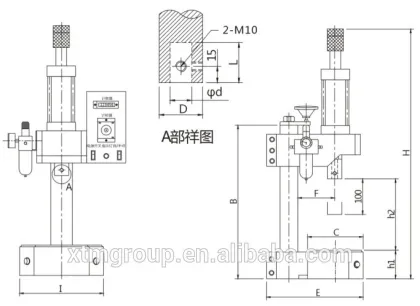 Pneumatic press Pneumatic press machine Pneumatic machine