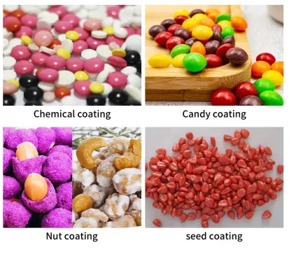 Automatic High-Quality Peanut Snacks Caramelizing and Chocolate Coating Machine