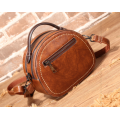 Lightweight PU Stylish Small Round Handbag