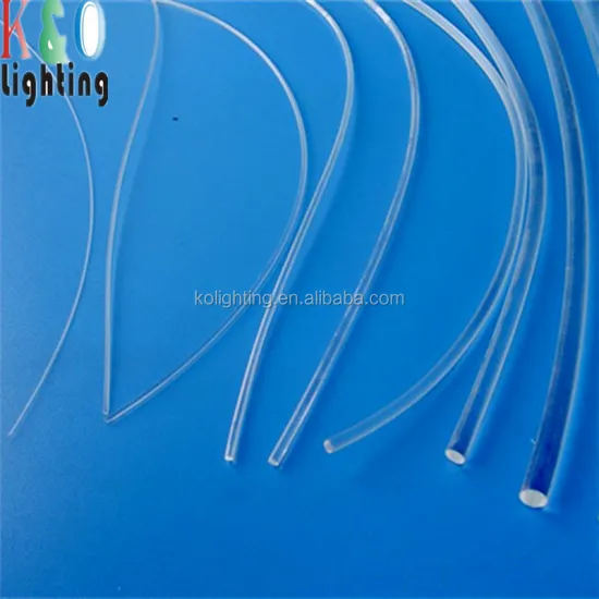 Plastic Side Glow Emitting Optical Fiber for Car Interior Lighting Decoration