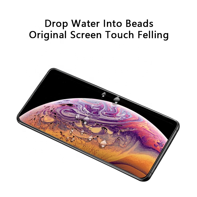 Oleophobic waterproof flexible glass screen protector for iPhone