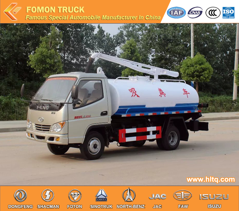 T•KNG fecal suction truck