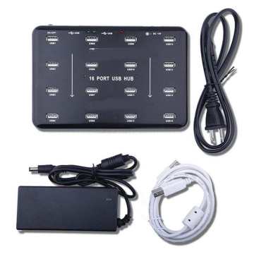 16 Ports USB Drive Duplicator for USB/SD/TF - ABS Plastic