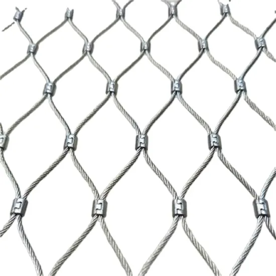 High Quality Balcony Stainless Steel Wire Rope Mesh Fence