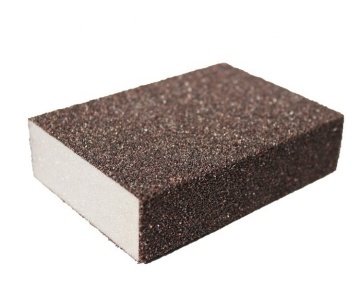 High Quality Sponge Sanding Block Disc Polishing Pad with Abrasive Grit (100*70*25mm)