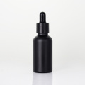 Black Serum Bottle Black Frosted Serum Bottle with Dropper Wholesale Manufactory