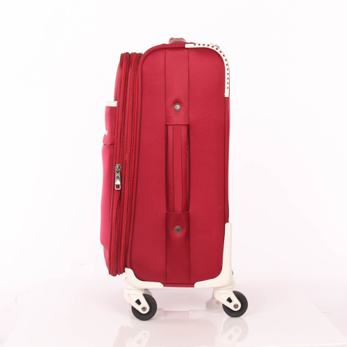 cheap polyester trolley luggage spinner wheels