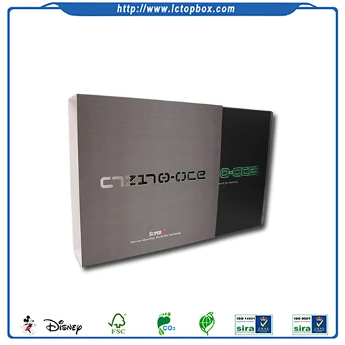Printed packaging electronic rigid paper box