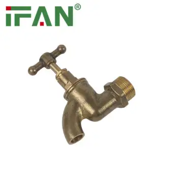 Title: "IFAN Hot Selling Brass Bibcock: 1/2" and 3/4" Sizes - China Origin