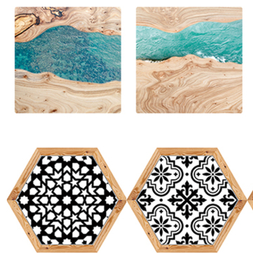 2021 New Wholesale Custom Full Color Ceramic Coasters