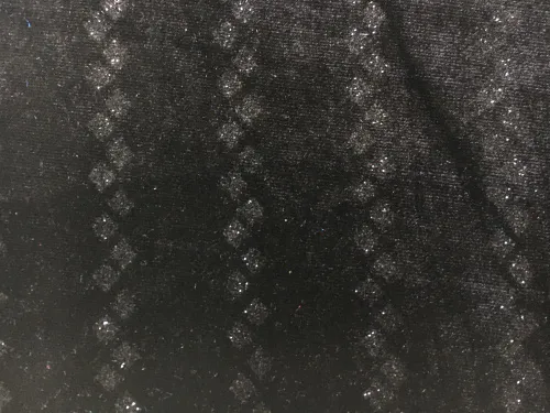 Poly Spun Shiny Velvet KS Velvet Spandex Velvet With Metallic