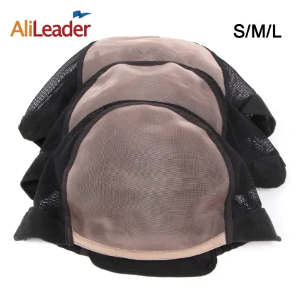 Alileader S/M/L Size Adjustable Wig Cap Monofilament Wig Cap